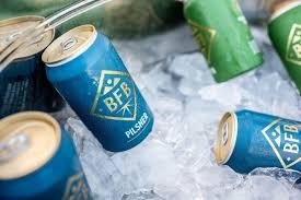 BFB Pilsner can from Blackberry Farm Brewery